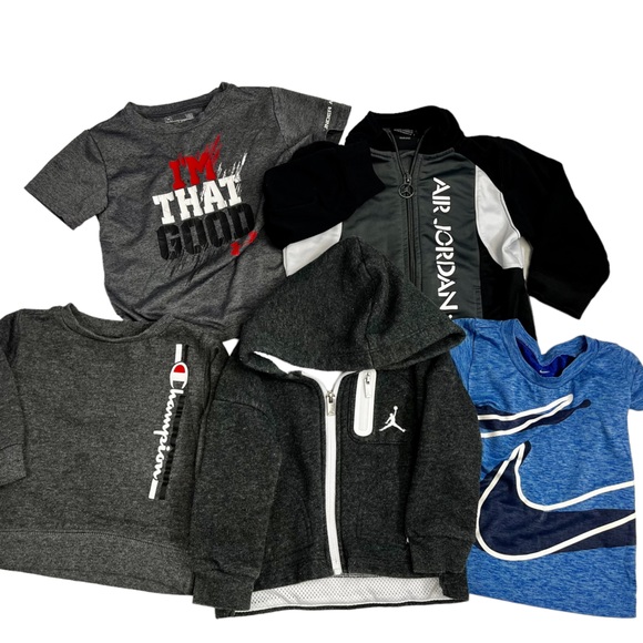 Size 12 Month Nike Under Armour Air Jordan Champion boys lot - Picture 1 of 3